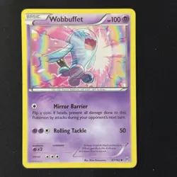 Wobbuffet 67/162 XY Breakthrough Regular Uncommon Pokemon Card TCG English - Image 1
