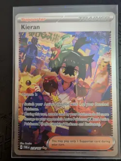 Pokemon Kieran 218/167 Sv06: Twilight Masquerade Special Illustration Rare - Image 2