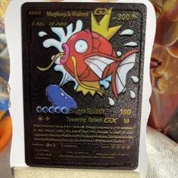 Magikarp Wailord Gx 161/181 Black Foil Fan Art Pokemon Card - Image 1