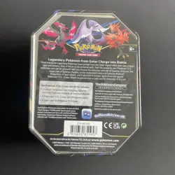 Pokemon TCG Crown Zenith Galarian Moltres Tin. Brand New & Sealed - Image 3