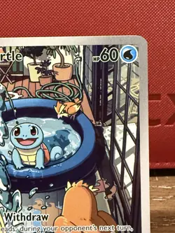 Pokemon TCG Squirtle Stellar Crown Illustration Rare 148/142 Near Mint - Image 3