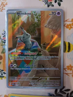 2023 Near Mint Pokemon lot of 7 cards mimikyu promo lapras IR eevee promo +extra - Image 2