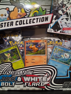 Pokemon Scarlet & Violet Black Bolt & White Flare Poster Collection Box - Image 1