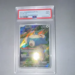 Pokemon Snorlax SVP Scarlet & Violet Promo 051 Holo English PSA 9 - Image 1
