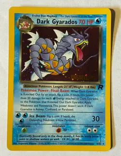 POKEMON DARK GYARADOS 70 HP HOLO PRERELEASE LV.31 #130 8/82 NM/M - Image 1