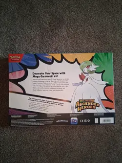 Pokemon TCG Mega Evolution Ascended Heroes Poster Collection Mega Gardevoir Ex - Image 2