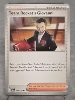 🔥Pokemon - Team Rocket's Giovanni - 174/182 - Uncommon - Destined Rivals DRI🔥 - Image 1