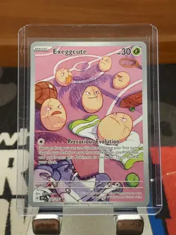 Pokemon Exeggcute 192/191 Sv08: Surging Sparks Illustration Rare Holo - Image 1