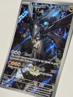 Pokemon TCG N's Zekrom Mega Evolution Black Star Promo Holo NM 031 Full Art - Image 3