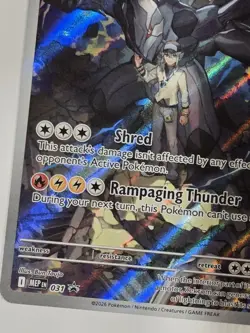 Pokemon TCG N's Zekrom Mega Evolution Black Star Promo Holo NM 031 Full Art - Image 5