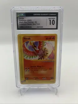 2002 Pokemon TCG WOTC Promo Ho-oh #52 Pokemon Center New York NY Stamp CGC 10 - Image 1
