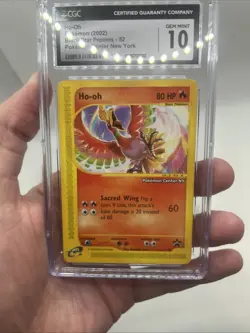 2002 Pokemon TCG WOTC Promo Ho-oh #52 Pokemon Center New York NY Stamp CGC 10 - Image 4