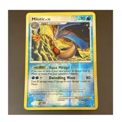 Pokemon TCG Milotic SH7-12 Supreme Victors Shiny Reverse Holo 80 HP 2009 EN - Image 1