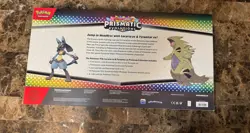 Pokemon Prismatic Evolutions Lucario & Tyranitar EX Premium Collection Sams Club - Image 2