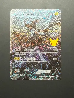 2021 POKEMON CELEBRATIONS CLASSIC COLLECTION #114 FULL ART/ZEKROM - Image 1