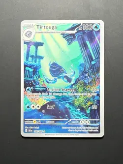 2025 POKEMON BLK EN-BLACK BOLT ILLUSTRATION RARE #106 TIRTOUGA - Image 1