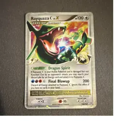 Nintendo Pokemon TCG Rayquaza C Lv.X 146/147 Supreme Victors Holo Eng 2009 - Image 1