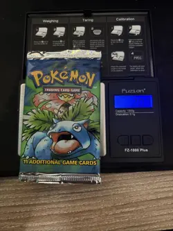 BOX FRESH - 1999 Pokemon Base Set Unlimited Booster Pack | FACTORY SEALED | WOTC - Image 1