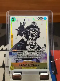 One Piece CCG Emporio. Ivankov ST13-005 Alternate Art R Holo English Near Mint - Image 1