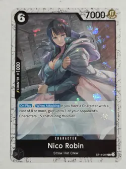 Nico Robin (Pirate Foil) ST14-007 PB -The Best- Vol. 2 One Piece Foil NM - Image 1
