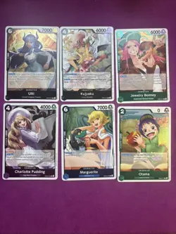 One Piece Heroines Edition 14 Card Rare Foil Lot. English 1 L Card And 30 Common - Image 3