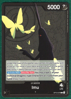 Imu - Carrying On His Will OP13-079 - One Piece CCG Card - Image 1