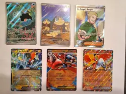 Pokemon TCG 6 Card Lot - SIR, EX, FULL ART TRAINER Mega Lucario EX Near Mint - Image 2