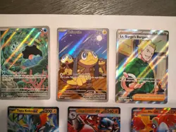 Pokemon TCG 6 Card Lot - SIR, EX, FULL ART TRAINER Mega Lucario EX Near Mint - Image 4