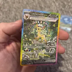 Pokemon TCG Leafeon EX Prismatic Evolutions Card 144/131 Mint Condition - Image 3