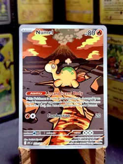 Numel 223/217 Illustration Rare Holo Pokemon Card NM Condition Never Played - Image 1