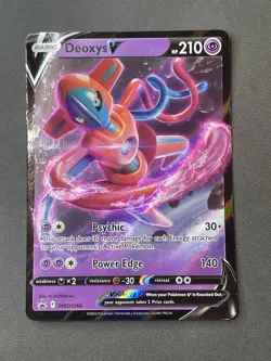 Pokemon NM Holo Deoxys V - SWSH266 Promo SWSH: Sword & Shield Promo Cards - Image 1