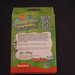 SPONGE BOB SQUAREPANTS DEEP SEA DUEL 1ST ED CARD GAME STARTER DECK - NEW OTHER - Image 2