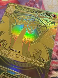 [NM] Mega Charizard X ex #130 Pokemon TCG Phantasmal Flames Mega Hyper Rare - Image 3