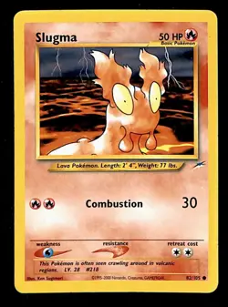 Slugma Neo Destiny VG, 82/105 Pokemon Card - Image 1