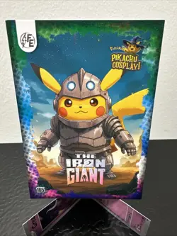 The Iron Giant (Pikachu) #165 - Galaxy Holo - Electric Pikachu Cosplay - Pokemon - Image 1