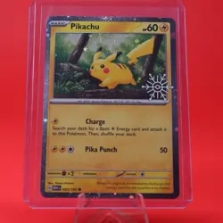 2025 Pokemon TCG Holiday Advent Calendar Stamped 025/162 Pikachu - Image 1
