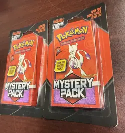 Pokemon Surprise Pack - X2 Booster Packs - Factory Sealed Blister Hangers New - Image 1