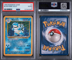 1999 Pokemon Unlimited Base Set Blastoise Holo #2/102 PSA 2 - Image 2