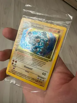 Pokemon Karte Machomei 1. Edition Sealed Base Set Holo Machamp Deutsch DE - Image 5