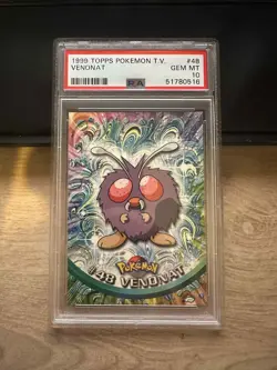 1999 TOPPS POKEMON TV #48 VENONAT POP 31 - Image 1