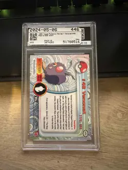 1999 TOPPS POKEMON TV #48 VENONAT POP 31 - Image 2