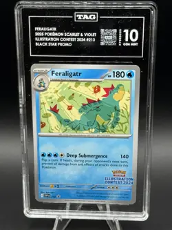 TAG 10 Feraligatr SVP 213 Black Star Promo Illustration Contest 2024 Pokemon - Image 1