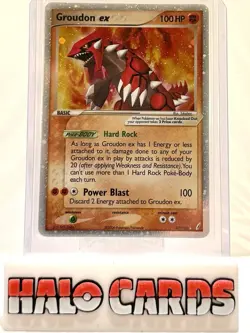PACK FRESH Groudon ex 93/100 EX Crystal Guardians Holo UR Vintage Pokemon W10 - Image 1