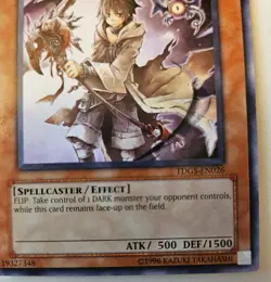 Yugioh Dharc The Dark Charmer Unlimited Edition TDGS-EN026 - Image 2