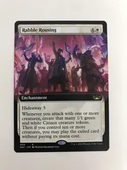 Rabble Rousing Borderless MTG Magic the Gathering Card NM Near Mint SNC - Image 1