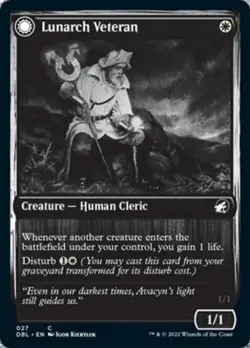 Lunarch Veteran / Luminous Phantom - LP C : Innistrad: Double Feature - Image 1