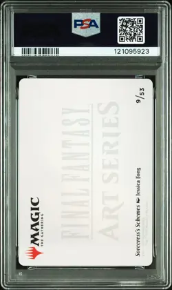 2025 MTG FINAL FANTASY ART SERIES #9 SORCERESS'S SCHEMES PSA 10 - Image 2