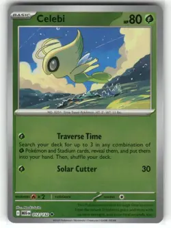 Celebi 012/132 Reverse Holo Mega Evolution Pokemon TCG - Image 1