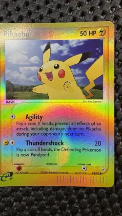 Pikachu 43/95 Reverse Holo Team Magma vs Team Aqua EX Series Pokemon TCG - Image 2