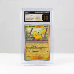 Pokemon Pikachu Reverse Holo #025/165 Pokemon 151 Costco 2024 - CGC 10 PRISTINE - Image 1